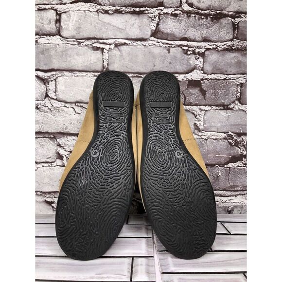 Aquitaine Brown Leather Perforated Ballet Flats Round Toe Shoes Women Sz 40EU/9M - Picture 10 of 16